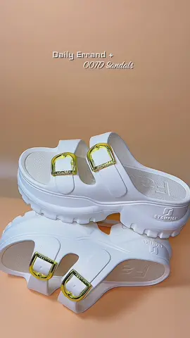 Comfy + height + cute? Sige na, add to cart mo na. #comfysandals #womenfootwearph #koreanstyleph #fyp #malloutfitph