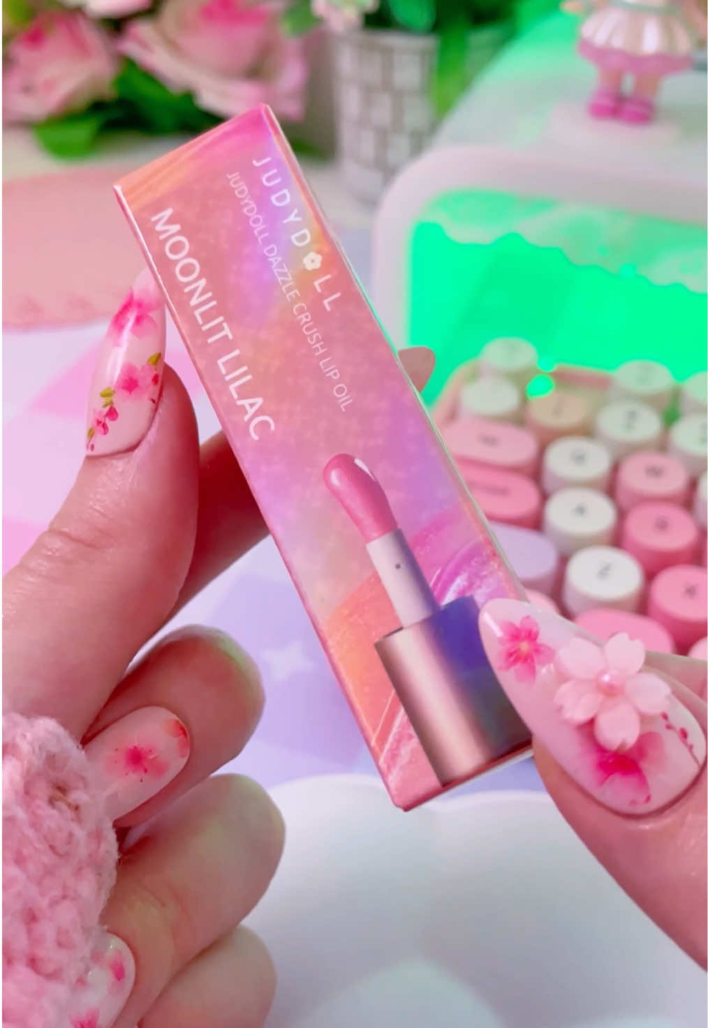 🌈 Love the new Judydoll tint & shimmer lip oil 💖 #lipoil #liptint #judydoll #kbeauty #cbeauty 