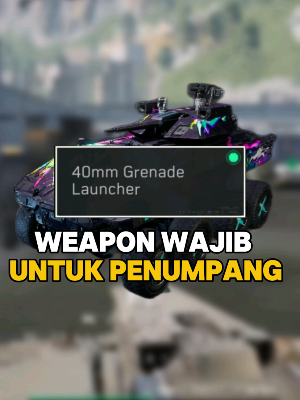 Weapon kendaraan yang wajib digunakan buat penumpang @garenadfid  #deltaforce #deltaforcegame #deltaforcemobile #garenadeltaforce #gameplay 