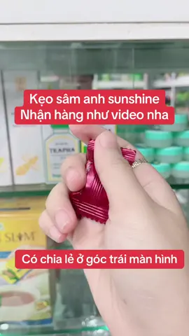 Kẹo sâm tăng sức khoẻ