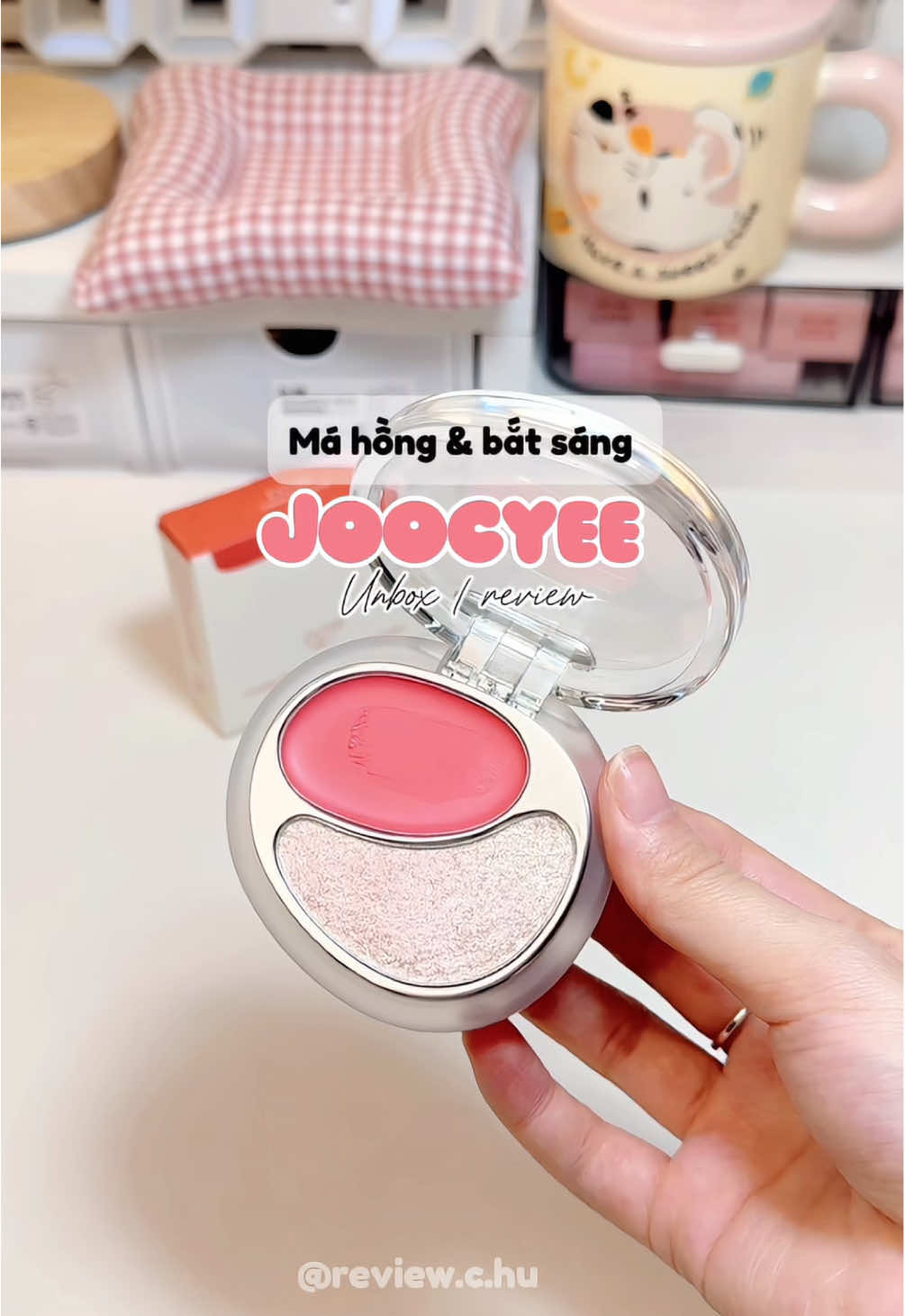 Có em này là x2 sự tự tinn á các bà 💗(Kem má hồng và bắt sáng JOOCYEE CREAM BLUSH & HIGHLIGHTING DUO) #makeupnoel #dangam #manuoc #JOOCYEEVN #ThayLaThichPickLaTrend 