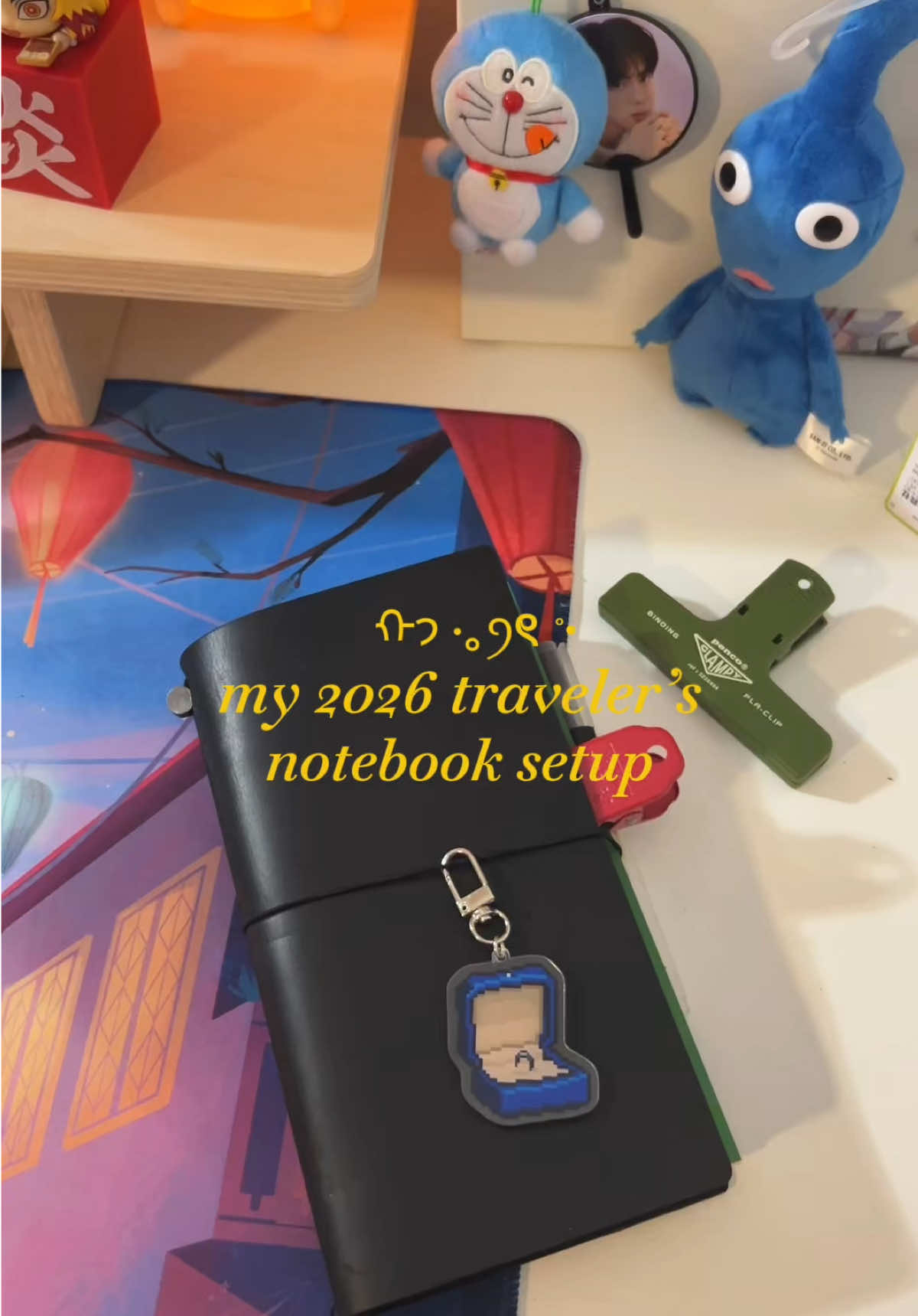 been using digital planners for the past few years but for next year i decided to go back to paper 💓🥰  im not the most artistic so im probably not gonna share my spreadsheet but im soooo excited to fill this with memories :’) #journal #stationery #planner #travelersnotebook #journaling 