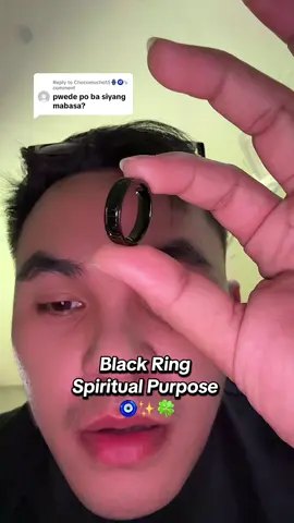 Replying to @Chocomucho15🪬🧿 Black Ring Spiritual Purpose 