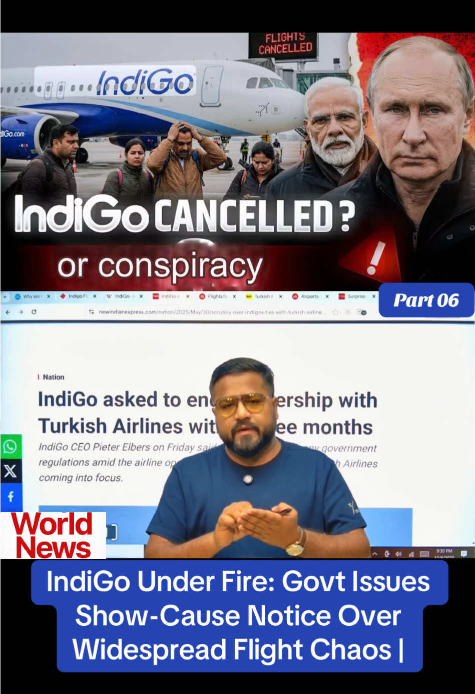 Part 086 / What is the relation between IndiGo and Turkey? Was IndiGo cancellation planned? #World News #international #unitedstates #uk #japan