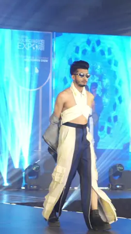 Global Sourcing Expo 2025 Dhaka Fashion Show. Designer: @Nashra Akhter Safa🔥 #fashion #Runway #fashionshow #model #rampwalk