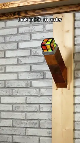 When two worlds collide! 🫣 Build a minecraft torch for your WOWCube 🏰💡 #DIY #craft #fyp #Wowcube #gadget  