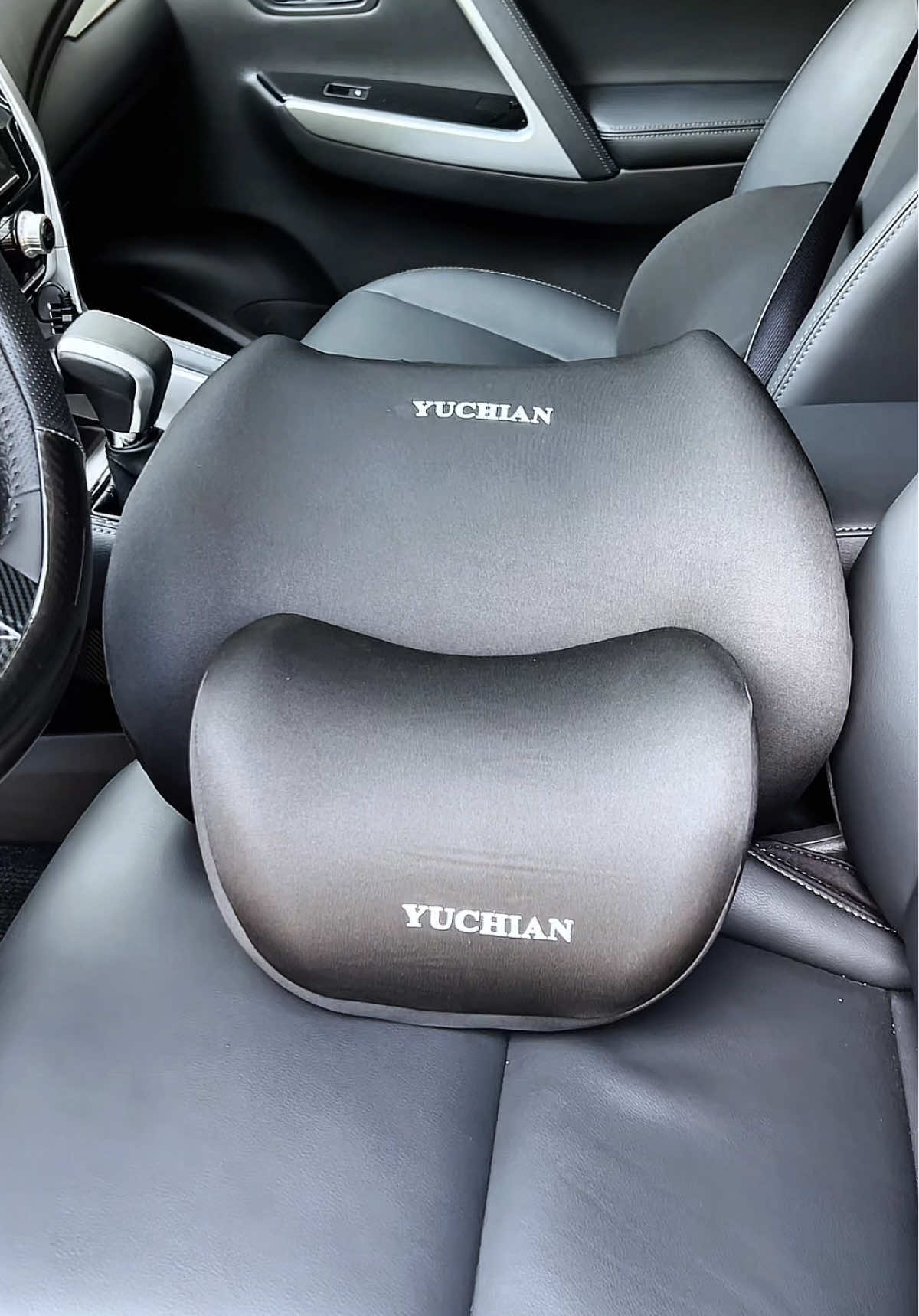 Car Headrest Lumbar Support | Nakakarelax magdrive kung meron ka neto! #headrestpillow#lumbarsupportpillow#memoryfoampillow 