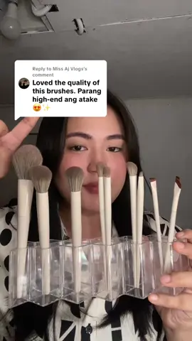 Replying to @Miss Aj Vlogs Sobrang sulit talaga nito! 🥰 #makeupbrushes #affordablemakeupbrushes #brushes #giftideas #makeupbrushesset 