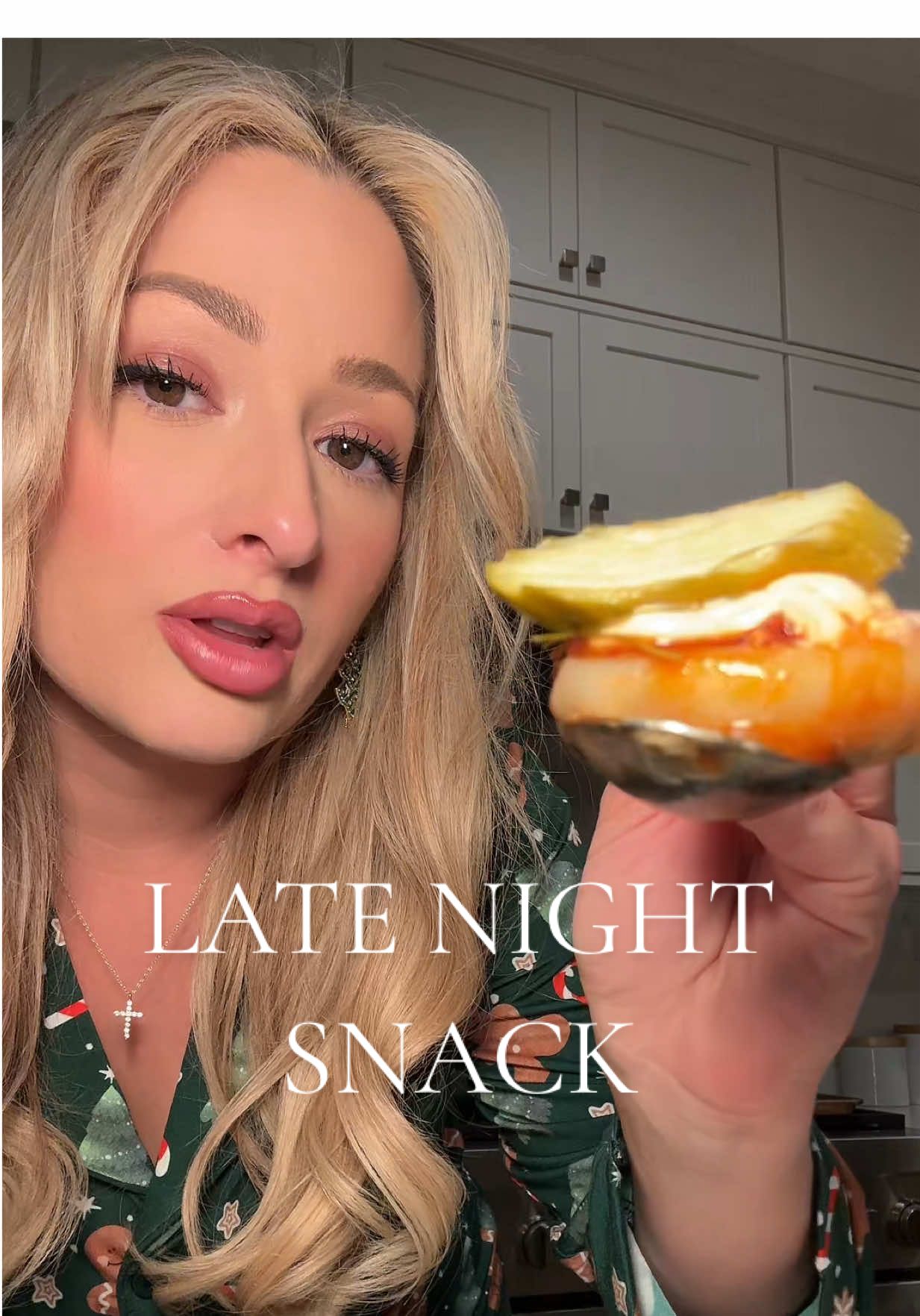 @Auntie Amandalee your flavor palette is iconic!! Come have a late night snack with me! Trader Joe’s chicken soup dumplings & and Yangnyeom sauce , @Momofuku chili crunch, @Grillo's Pickles blazing hot, Kewpie mayo found @target  #mukbang #soupdumplings #snack #yum #eating 