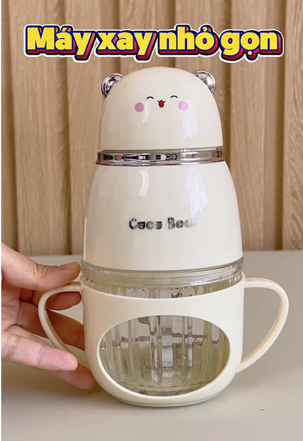 Máy xay nhỏ gọn, dễ dùng thì gọi tên em Coco Bear nha mẹ #cocobear #mayxaycocobear #mayxayandam #mayxaycocobear8luoi #cocobearstore 