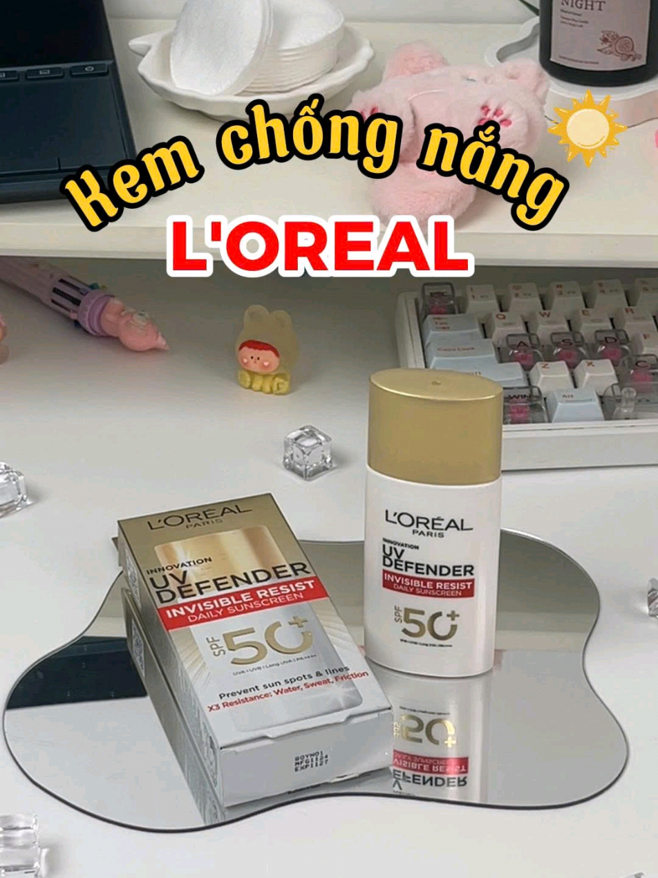 Kem chống nắng chân ái của tui nè!!! #trending #review #loreal #kemchongnang #kemchongnangvachdo 