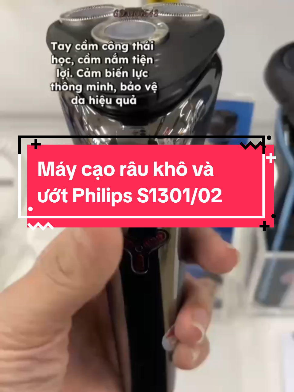 Máy cạo râu khô và ướt Philips S1301/02 #maycaorau #philips #diengiadung #review #xuhuong 