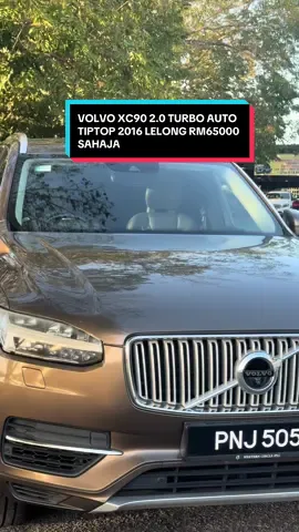 ASSALAMUALAIKUM LELONG RM65000 SAHAJA VOLVO XC90 2.0 TURBO AUTO TIPTOP ENGINE TWIN TURBO 2.0 GEARBOX 8 SPEED TAHUN 2016 AIR SUNSPENSION MASIH BAIK AIRCORD SEJUK GEDI PANAROMIC SUNROOF BAIK LOKASI PEKAN PENDANG KEDAH CONTACT 0132329149/0199189897 HARGA RM65000 SAHAJA BOLEH DATANG TENGOK KERETA TEST DRIVE DULU #mercedespendang #mercedes #volvo #xc90 #keretamurah 