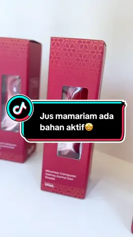 Jus mamariam siap ada bahan aktif yang memang bagus untuk perkembangan baby dalam kandungan😍 Ada asid folik, minyak ikan omega-3, DHA, kalsium laktat✅ #ibumengandung #hamil #asidfolik #omega3 #dha 