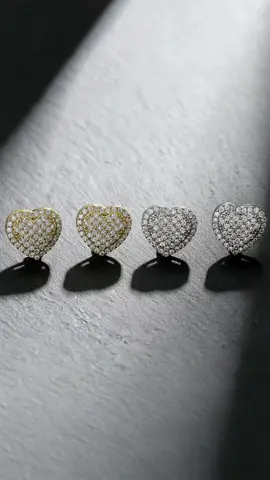 Elegant Heart Shaped Stud Earrings, Luxury Rhinestone Decor, Fashion Matching Jewelry Accessories for Women, Stylish Earwear #moissaniteearrings #earringslovers #swarovskicrystals #cutejewelry #adhesiveearrings #ezjewelry #flashsalejewelry #menearrings #eomjewelry #herafinejewelry