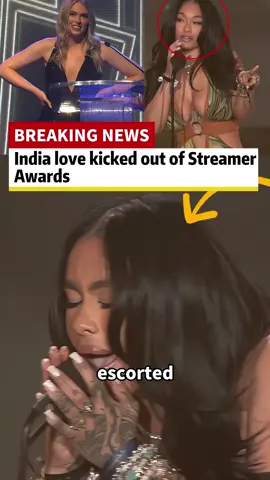 Replying to @TGBMDior India love escorted out of 2025 streamer awards #foryou #usa🇺🇸 #breakingnews #fypシ #viral 