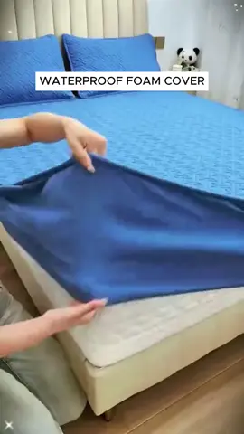 Waterproof mattress cover - a good protection for your bed. #mattresscover #waterproofmattresscover #foamcover #bedcover #bedcoverwaterproof 