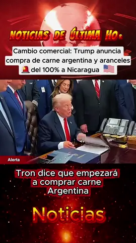 Golpe a Nicaragua: EE.UU. impone aranceles del 100% y reemplaza sus 70,000 TM de carne por carne argentina#campechaneandonoticias #campechaneando #noticiasmexico #estadosunidosus #donaldtrump