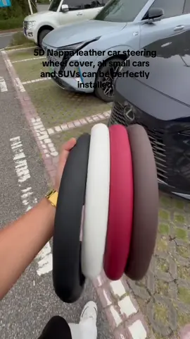 5D Nappa leather car steering wheel cover, all small cars and SUVs can be perfectly installed👍