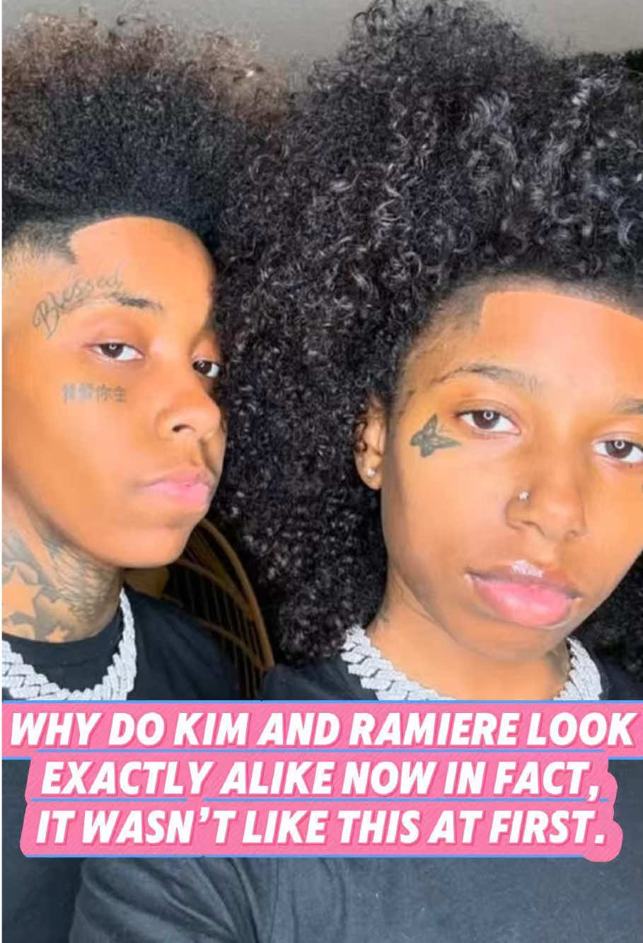 Why do Kim and Ramiere look exactly alike now In fact, it wasn’t like this at first.#kim#ramiere#usa#foryou#news