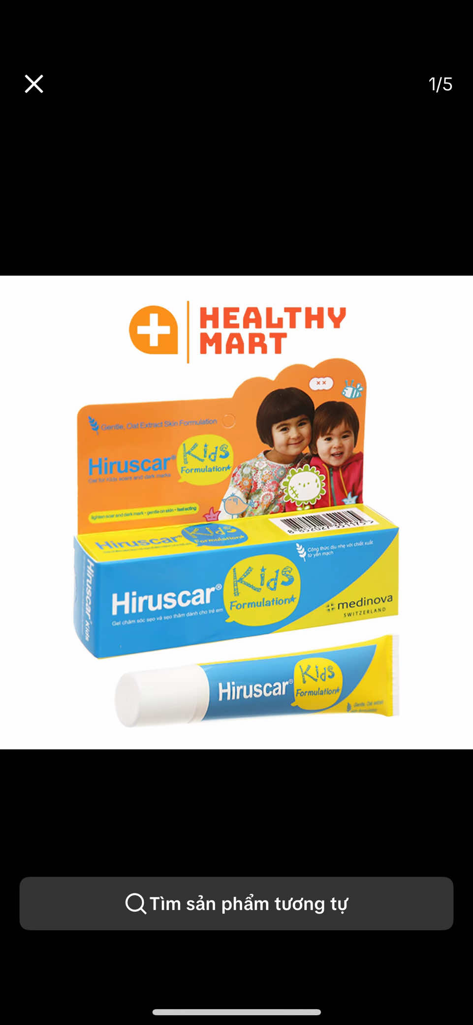 Gel cải thiện sẹo cho bé Hiruscar #kids #hiruscar #seo #treem #mevabe 