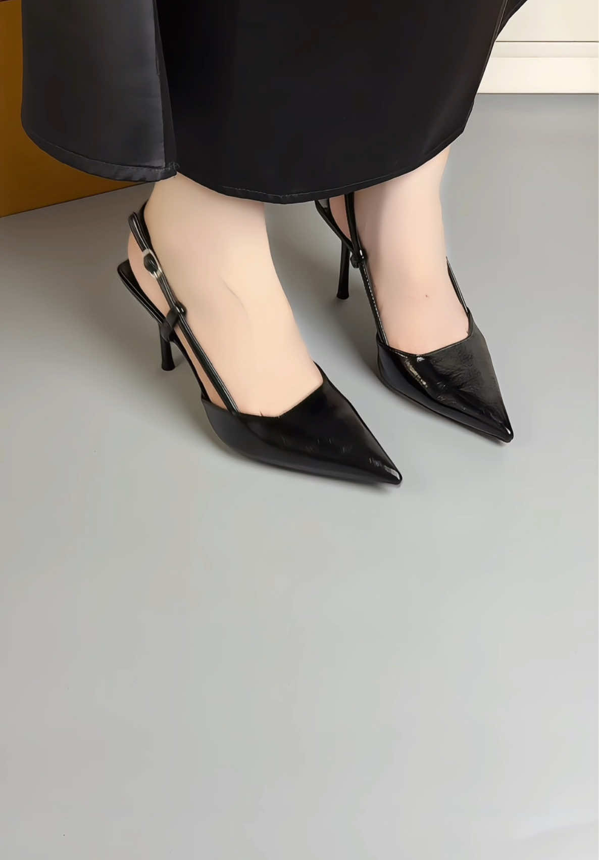 Giày cao gót mũi nhọn thiết kế đơn giản cực sang đế cao 8p #giaycaogot #giaymuinhon #giayxinh #giaydep #xuhuong 