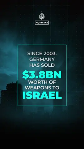 Germany is Israel’s second-largest arms supplier after the US.  . In 2023, Berlin approved 308 military export licences to Israel worth $380m, a tenfold jump from $38m in 2022. #infograph
