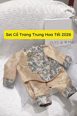 Set Cổ Trang Trung Hoa Tết 2026 cho bé trai yêu #embedangyeu #quanaotreem #quanaobetrai #xuhuong #viral 