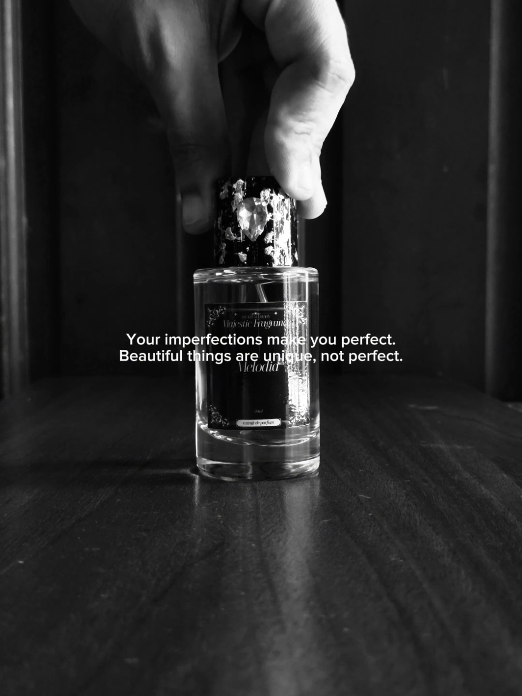 Embrace your flaws cuz you are perfectly imperfect. #fragrance #motivation #fragrancetiktok #godisgood #majesticfragrance 