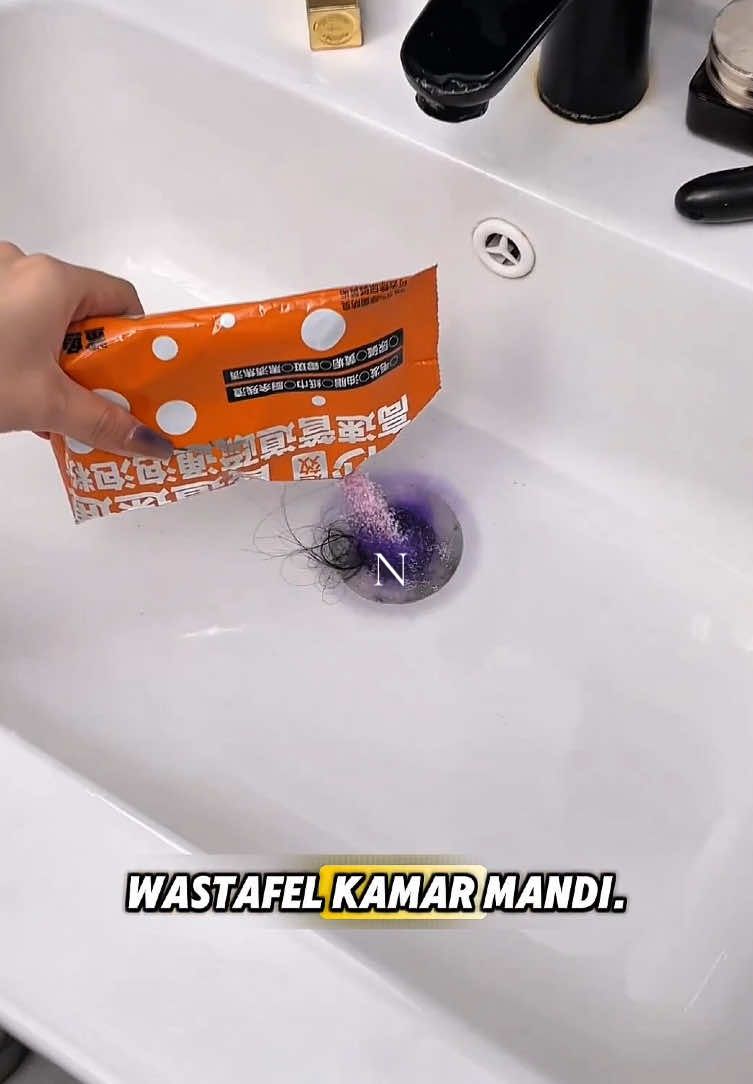 WC mampet jangan panik, coba pakai pembersih saluran ini — daya larutnya kuat, nggak merusak pipa, praktis dan bikin tenang! #pembersihtoilet #pembersihkamarmandi #bubukpembersihtoilet #bubukpembersihpipa #serbukajaib 