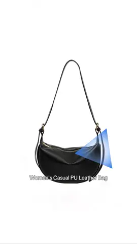 Women's Solid Color Shoulder Bag, New Style Fashionable PU Leather Crossbody Bag, Casual Trendy Versatile High-Quality Daily Commuting Bag #bags #purse #designerbags #handbags #fashionbag #crossbodybags #shoulderbags #womenbag #handmadebag #unisexunderarmshoulderbag