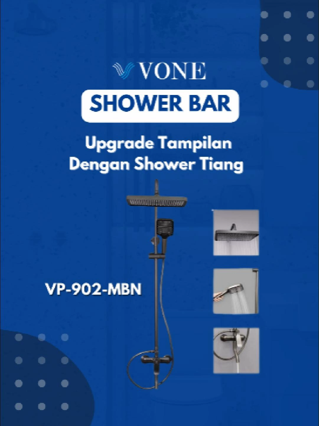 Shower tiang 3 in 1 = semua mode air hanya dengan 1 putaran Cocok banget buat rumah minimalis & anti ribet! #showertiangset #showertiang #showertiangpanasdingin #shower #vonesanitary