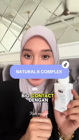 7 Sebab Penting Kena Ambil B-Complex Setiap Hari 1. Elak rasa cepat penat & lesu Vitamin B bantu badan hasilkan tenaga dengan lebih efisien. Badan tak lemau, minda pun lebih fokus. 2. Kurangkan risiko brain fog B-Complex support fungsi saraf & otak. Bila cukup, fikiran lebih jelas, tak mudah blur. 3. Stabilkan mood & kurangkan stres B6, B12 & folic acid bantu kawal hormon stres. Sesuai untuk orang yang selalu rushing & banyak kerja. 4. Sokong penghasilan sel darah merah Bantu elakkan anemia ringan yang buat kita mudah penat, pucat & tak bermaya. 5. Baiki metabolisma badan Bantu badan pecahkan karbo, lemak & protein dengan lebih baik. Badan lebih “efficient mode”. 6. Sihatkan kulit, rambut & kuku B-vitamin support pembinaan sel — jadi kulit tak kusam, rambut tak mudah gugur, kuku tak rapuh. 7. Top-up nutrisi yang badan tak boleh simpan Vitamin B adalah water soluble — badan tak simpan lama. Jadi memang kena ambil hari-hari. Ada dual-action release (cepat + sustained) → kekal tenaga sepanjang hari. 	•	Menggunakan tumbuhan organik dari ladang Nutrilite. 	•	100% halal & selamat untuk penggunaan harian. #codamwaymelaka #kakmanjeramway #nutrilite #amwaymelaka #bcomplex 