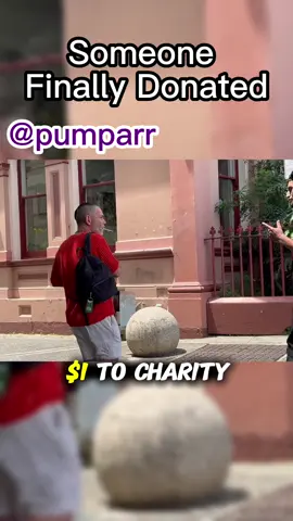Finally a donation🙏 #fyp #usa #australia #viral #charity 