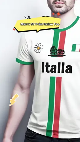 Men's Italy National Team Jersey, 3D Printed Design, Breathable Material, Perfect for Soccer Fans & Casual #footballshirt #soccerjersey #tshirtbusiness #teeshirt #customshirts #vintagetee #spotlightsportswear #vintageshirt #soccerjerseys #vnecktshirt