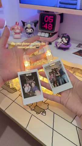 turn your polaroids into glowing memories ✨📸 #affiliate #photoclipstringlights #photoclip #ledlights #fyp 
