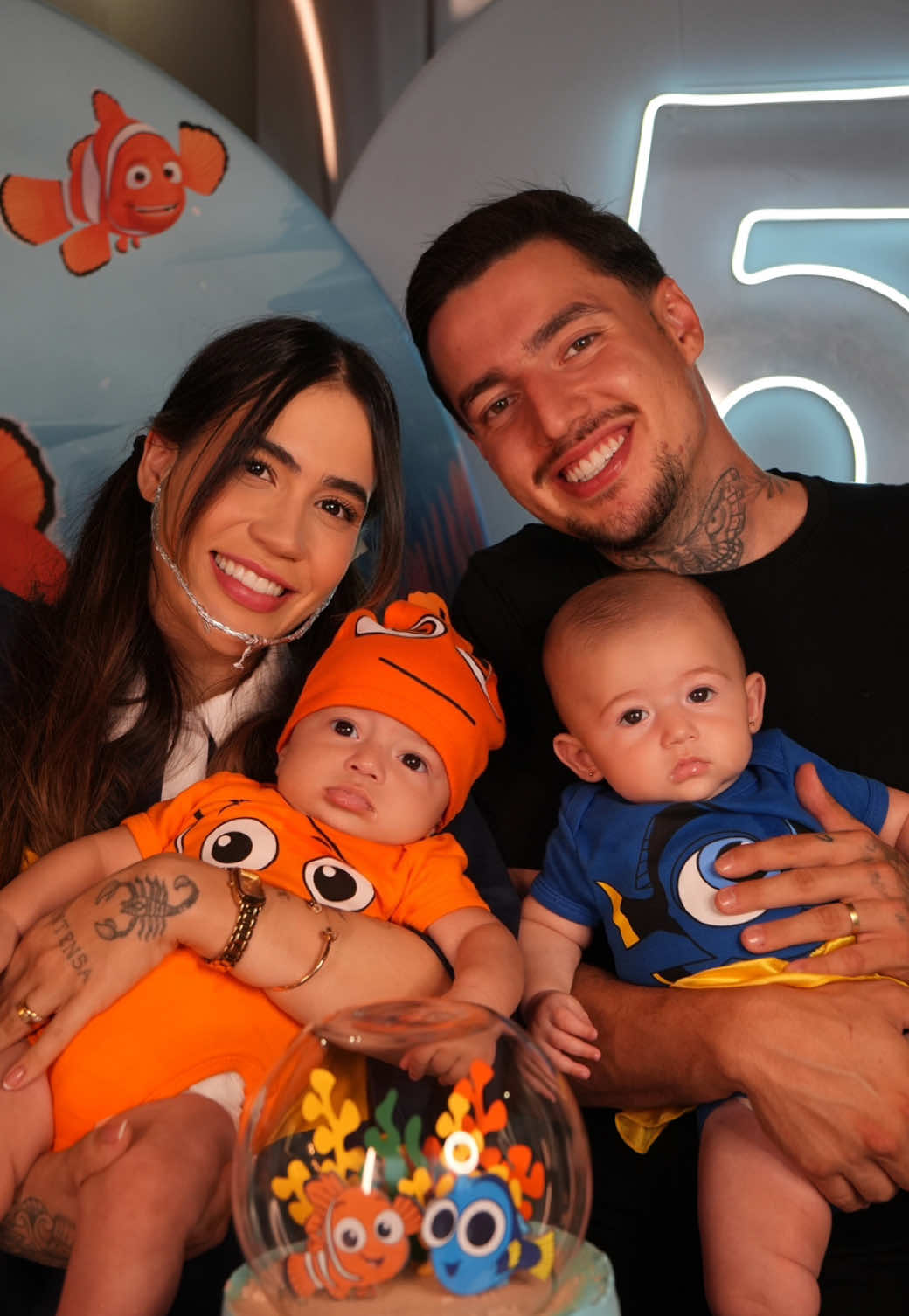 5 MESES DOS GÊMEOS  ♥️ #gemeos #mesversariogemeos #mesversario #nemo 