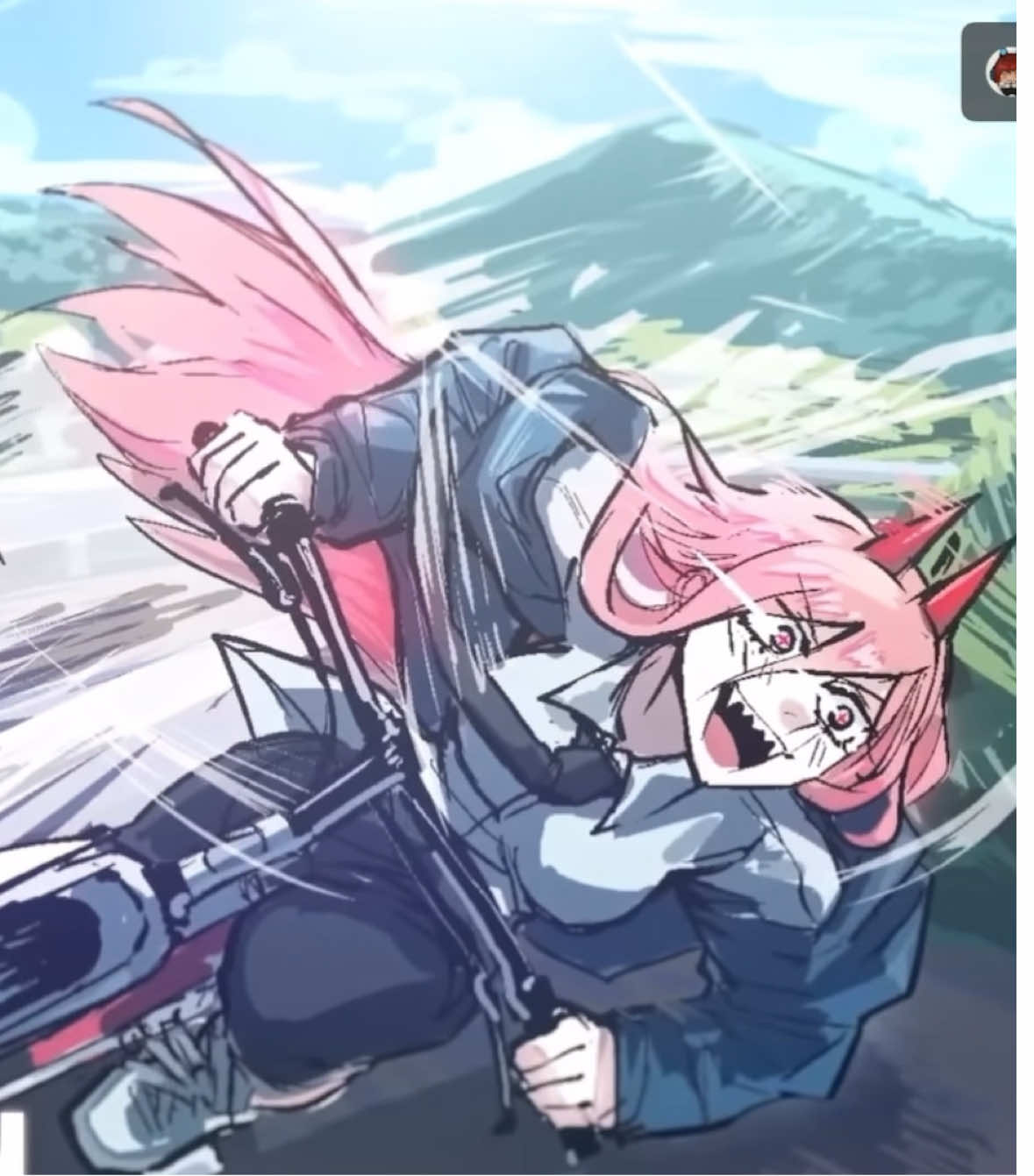 Denji and Power learn to ride bikes by rg33 on yt! #csm #denji #power #csmedit #chainsawman 