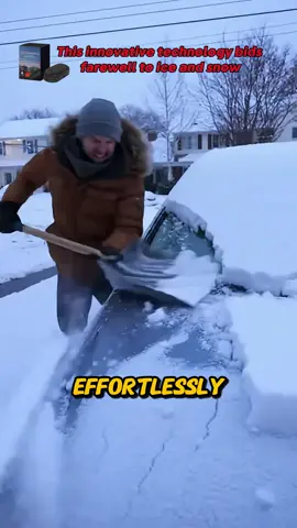 Tired of Scraping Ice Off Your Car? This Snow Melting Gadget is All You Need.#CarGadget #DeIcer #SnowRemover #AutoGadget #winter 
