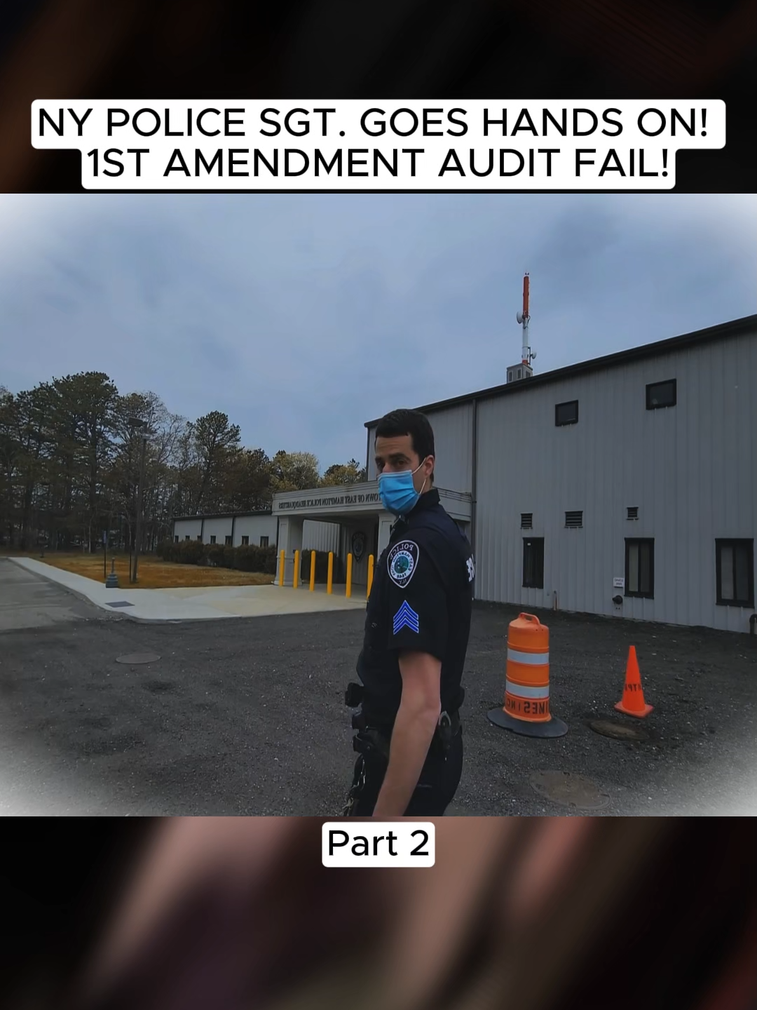NY POLICE SGT. GOES HANDS ON! 1ST AMENDMENT AUDIT FAIL! #cops #copsoftiktok #policeofficer #journalist #drama #juornalist