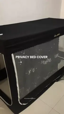 Solo living pero naka bed space pa? bili ka na nito for your privacy. #dormlife #sololiving #bedspace #bedcover #mosquitonet 