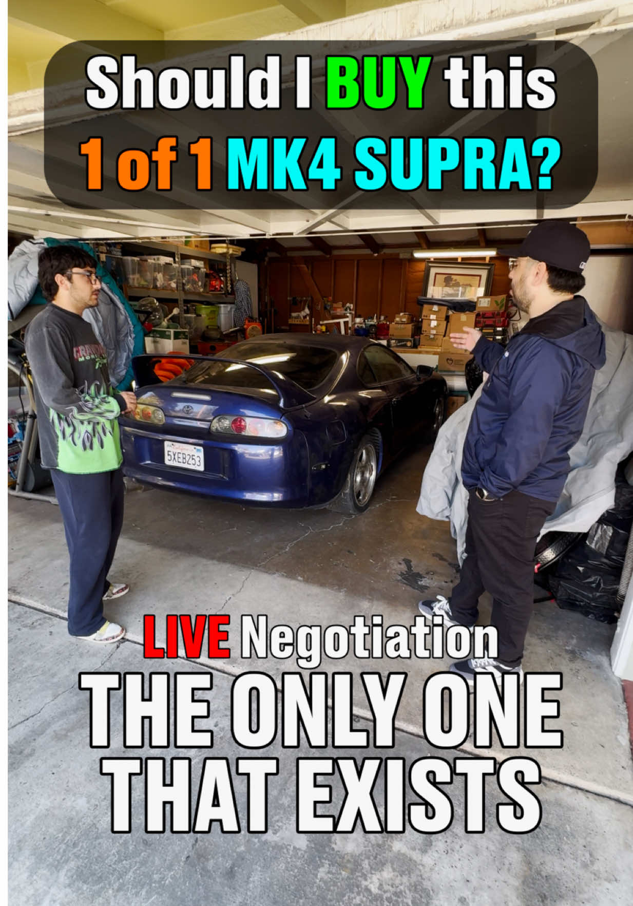 Today we try to work a deal for a factory 1 of 1 mk4 supra and another built car. Can we close a deal? | mk4supra #supra #toyotasupra #toyota #jdm