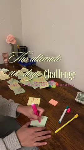 If consistency has been the hardest part, start here. 100 days. Starting Monday December 12.  I’m honestly so sick and tired of my lack of discipline and inconsistency towards anything and everything and I want to end it once and for all.  Apparently it only takes 21 days to build a habit and 90 days of consistent discipline to convert that habit into a lifestyle change. This time I’m locking it, not with motivation but with discipline!! If you are tired of not being able to stay disciplined then I want you to join in with me!!  #100daychallenge #selfgrowthjourney #100daychallenge #fyp #viral 