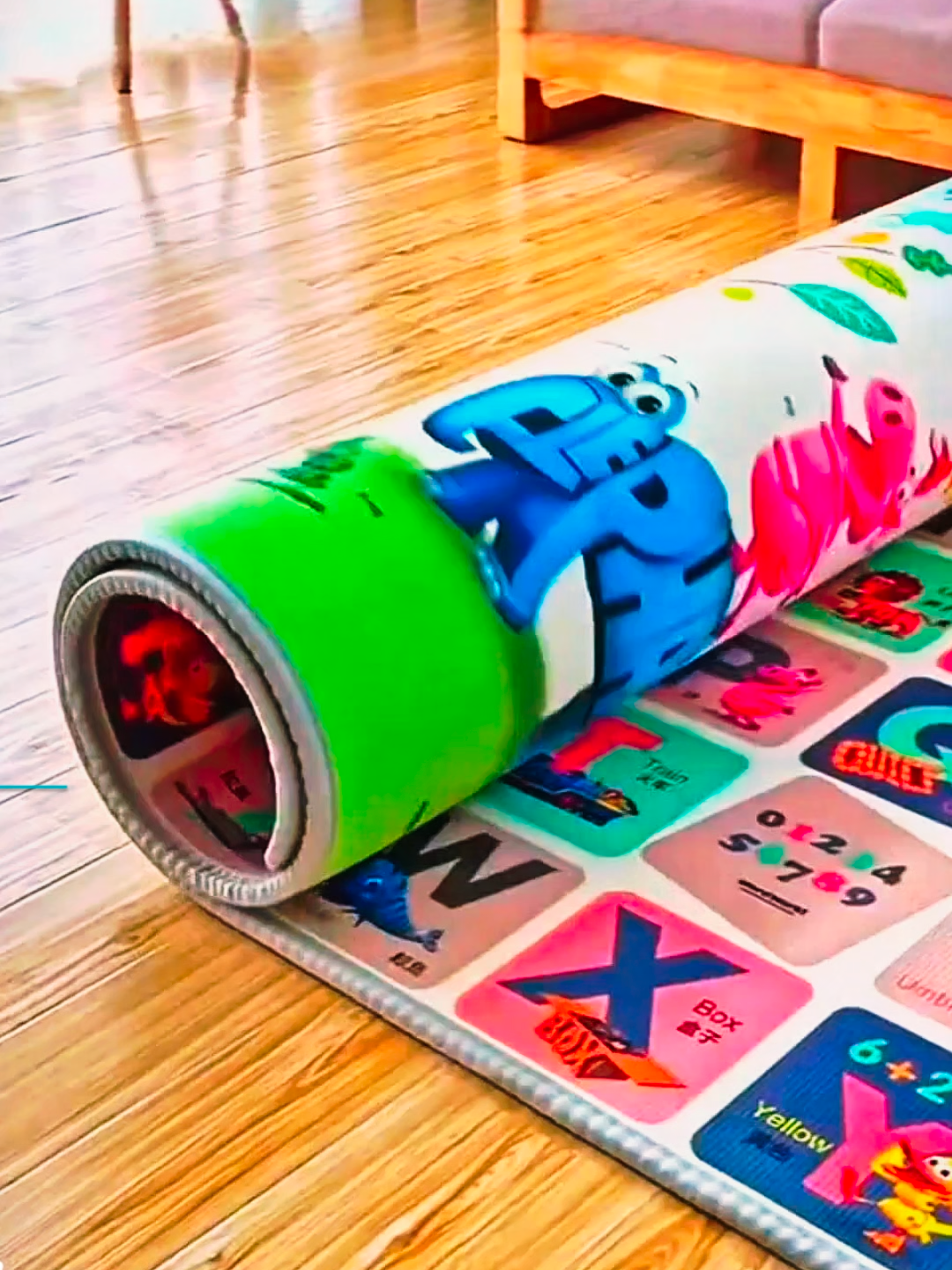 KIDS Foldable Baby PlayMat Crawling Mat Carpet Double-SidedPattern ABC Children Family size CrawlingMat Game Mat Toddler Beach Plastic cushion Banig Sleeping Mat 90x180cm120x180cm 150x180cm 180x200cm#fyp #foryou #Baby Rolling Mat #Crawling Mat #Integrated Rolling Mat#fypシ゚viral🖤tiktok #tiktokshop