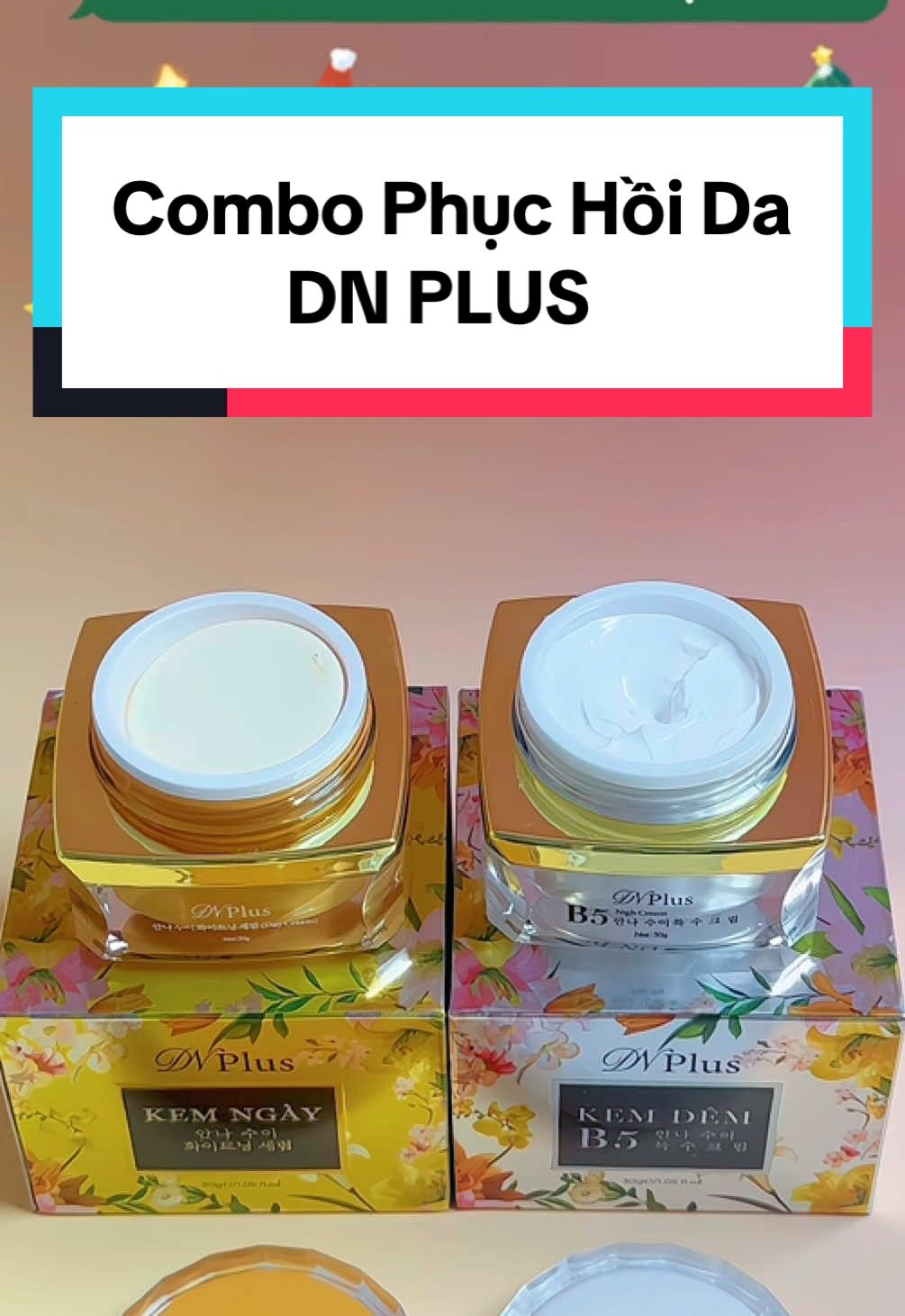 “Da yếu – bong tróc – dễ kích ứng? Chỉ cần đúng combo là da sẽ phục hồi nha!” 🌞 Kem Ngày: - Cấp ẩm và giữ ẩm cho da - Dưỡng sáng da, hạn chế lão hóa sớm 🌙 Kem Đêm: - Phục hồi da tổn thương, bong tróc, da yếu sau treatment - Kích thích tái tạo tế bào mới, dưỡng da mềm mượt khi ngủ - Cải thiện sắc tố, mờ thâm, làm đều màu da #nhuybeautyquan12 #dnplus 