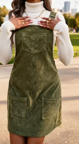 Women's Solid Color Pocket Overalls Dress without Inner Top, Casual Sleeveless Overalls Dress for Daily Wear, Ladies Clothes for All Seasons #TikTokShopBlackFriday #TikTokShopCyberMonday #spotlightfinds #OOTD/  #clothing  