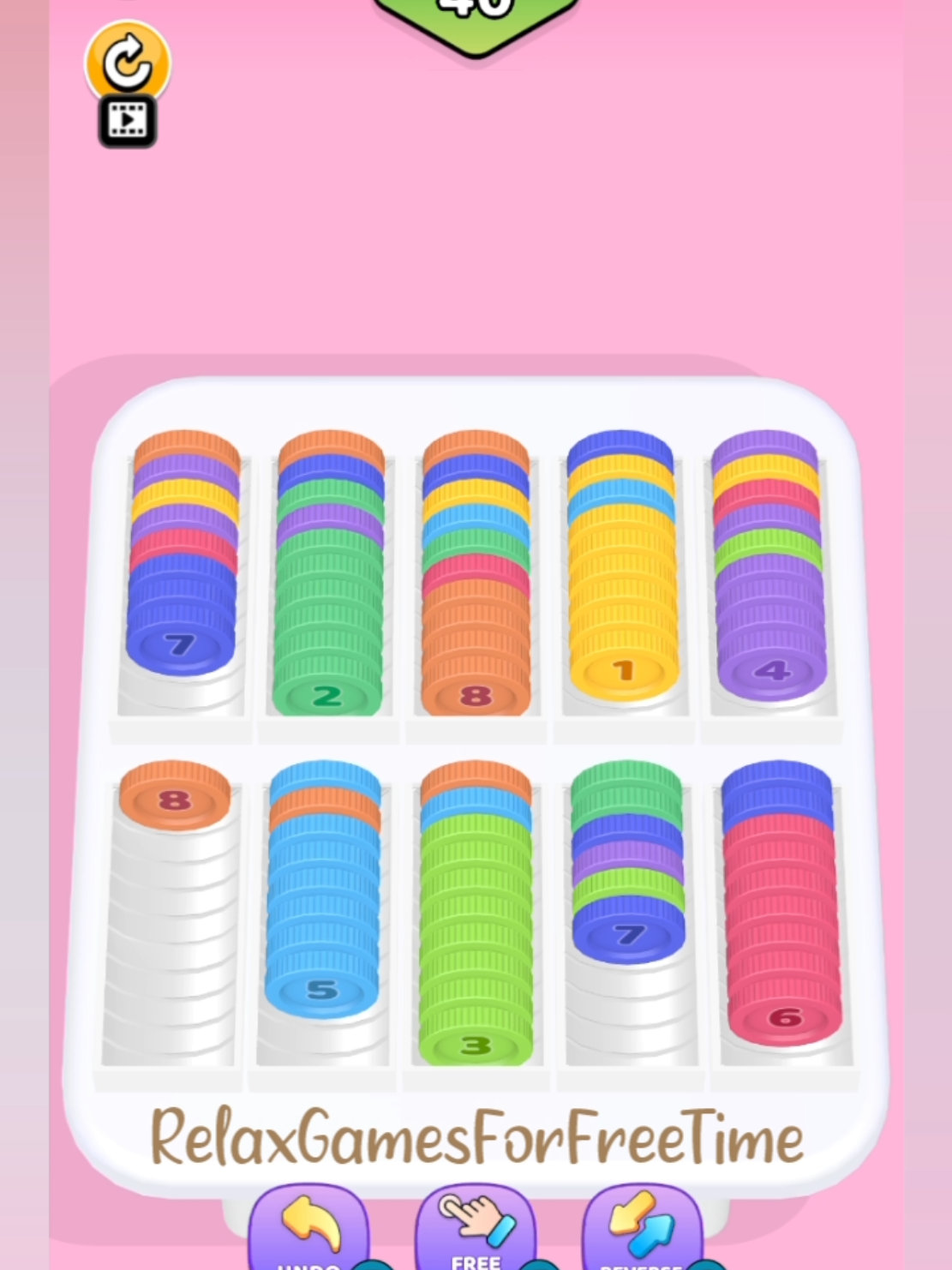 Coin Sort - Daily Challenge 13/12/25 Epic gameplay color sorting merge number arcade logic puzzle brain casual mobile android game walkthrough  #coinsort #dailychallenge #colorsortgame #puzzlegame #logicpuzzlegame #mergegame #numbergame #games #gamesontimelimit #gaming #braingame #relaxinggame #coinsort #rgfft #relaxgamesforfreetime 