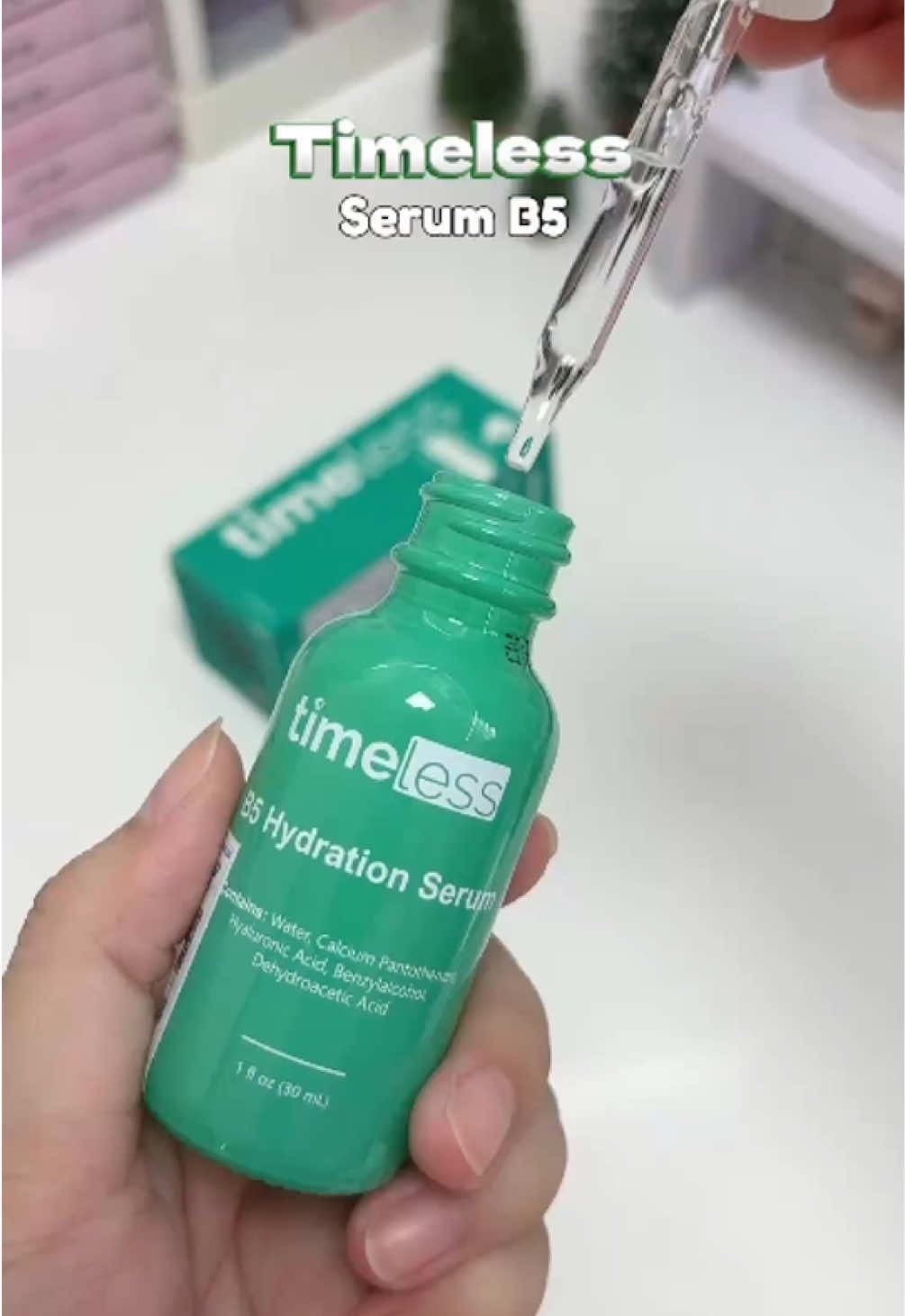 Phục hồi cho làn da với Serum B5 Timeless trước rùi làn da sẽ đáp ứng được các bước skincare sau nha mấy nàng 🤭💕 #VitaminB5Timeless #Timeless #SerumPhucHoi #SerumB5 