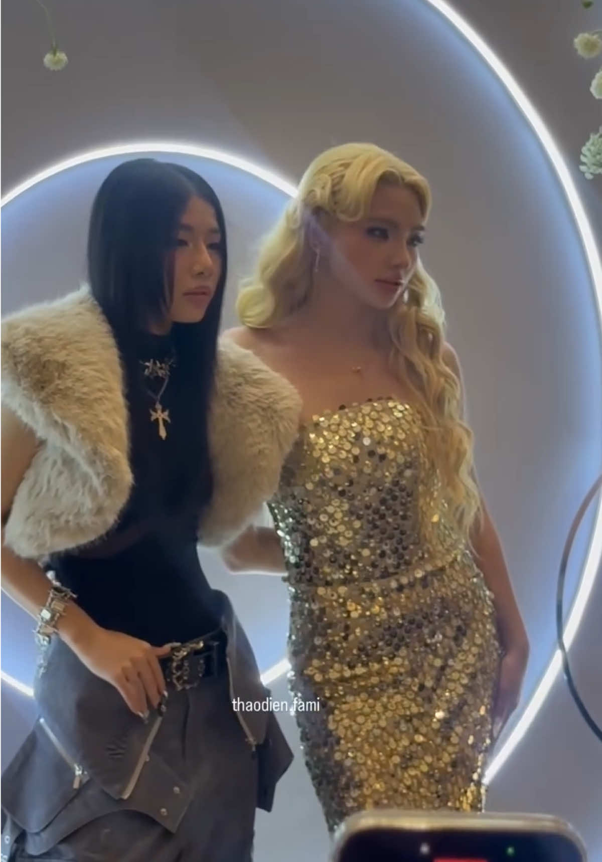 Lyhan Maiquinn tại event PNJ hôm nay #LYHAN #MAIQUINN #xuhuong #PNJ 