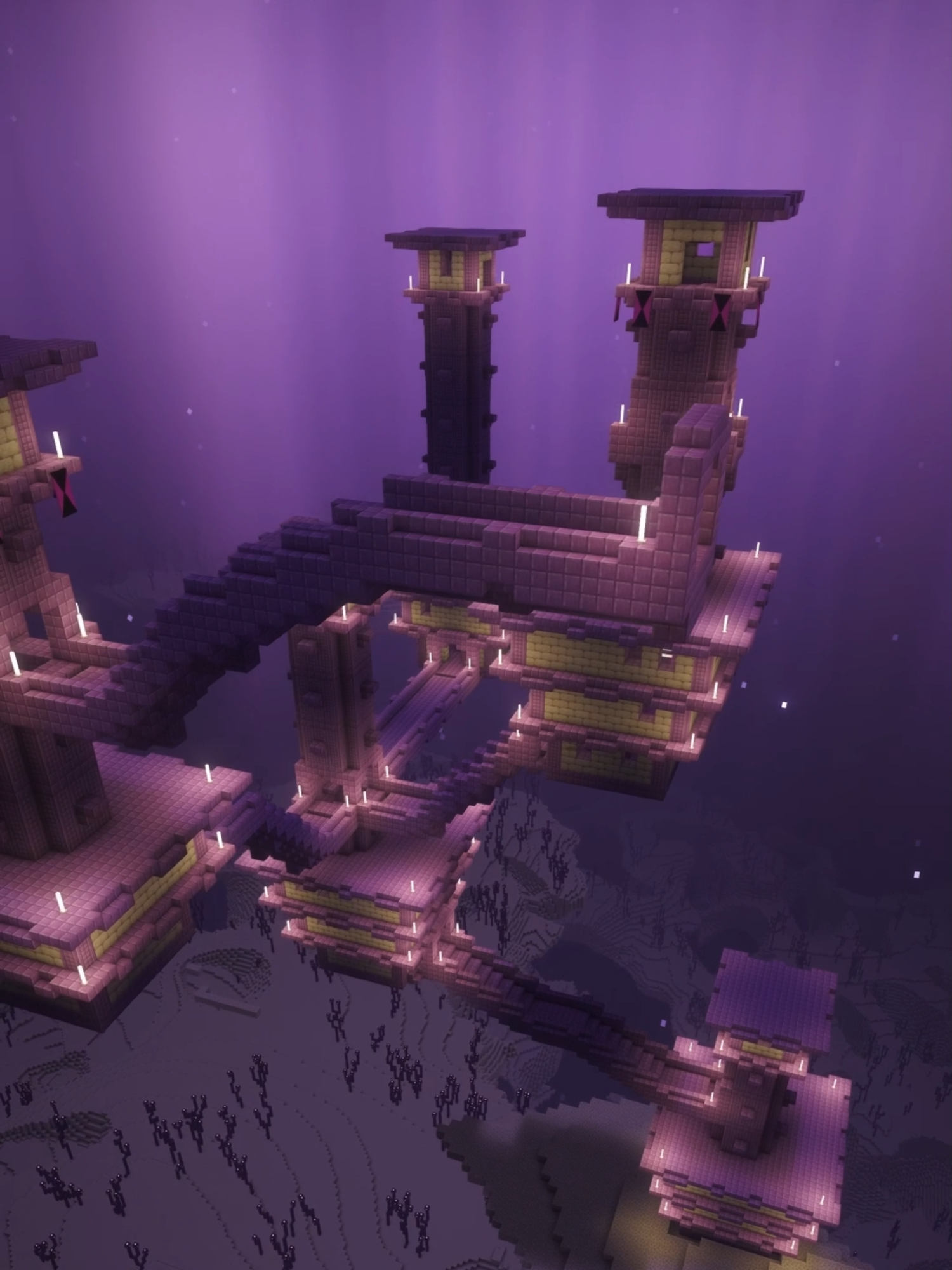 Minecraft's End Just Got WAY Bigger! #Minecraft #Minecraftshorts #Minecraftmods
